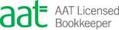 AAT Certified bookkeeper logo